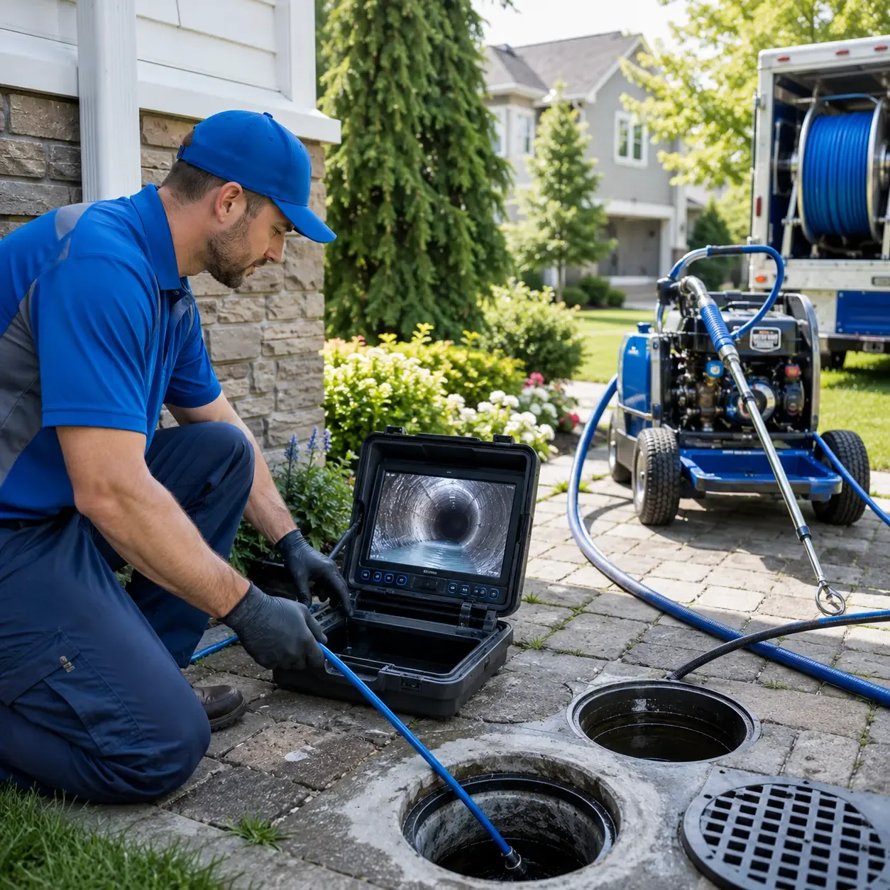 Outdoor drain cleaning professionals serving Breda, IA